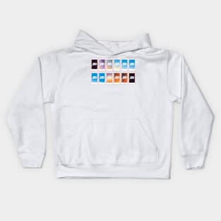 Texting pattern Kids Hoodie